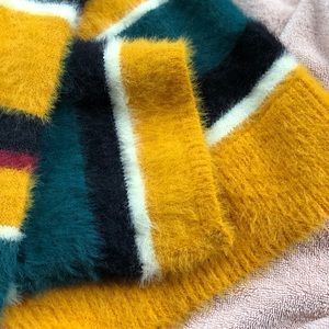 Striped long sleeve sweater